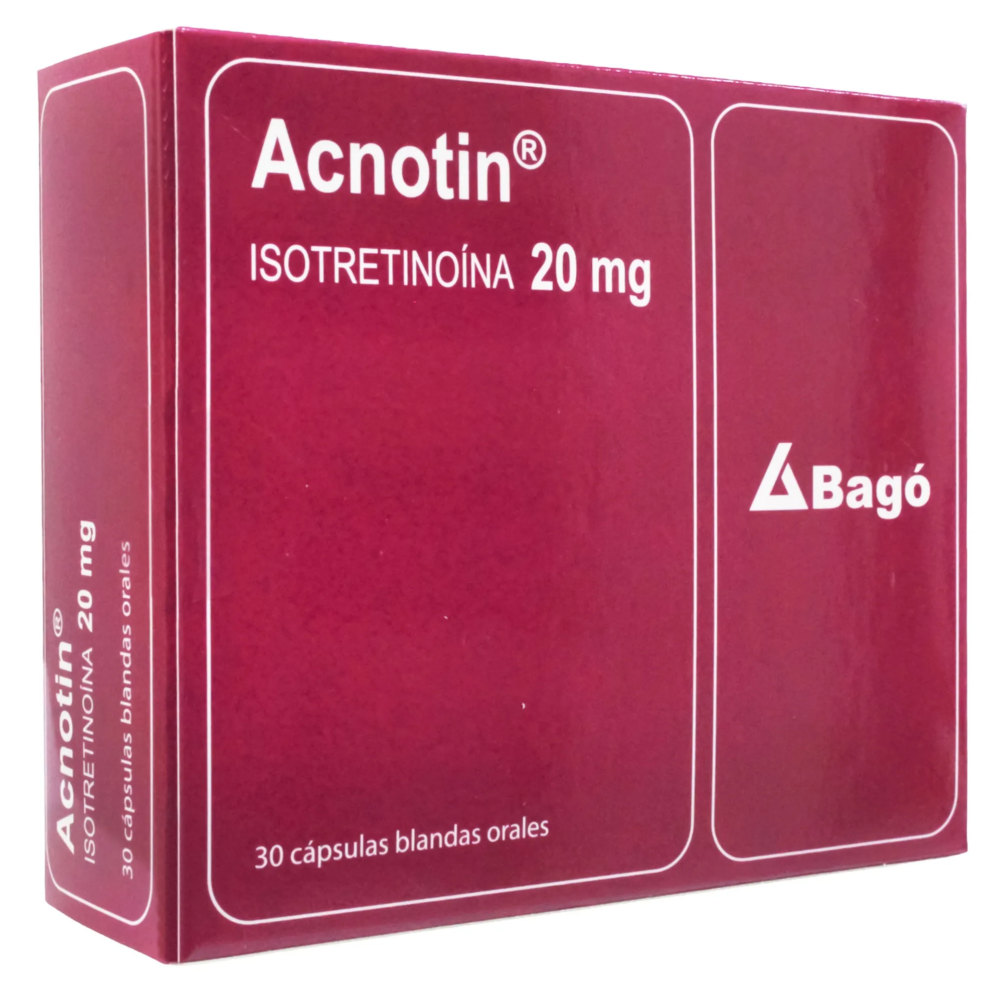 Acnotin 20Mg Isotretinoina X Capsula Blanda