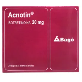 Acnotin 20Mg Isotretinoina X Capsula Blanda