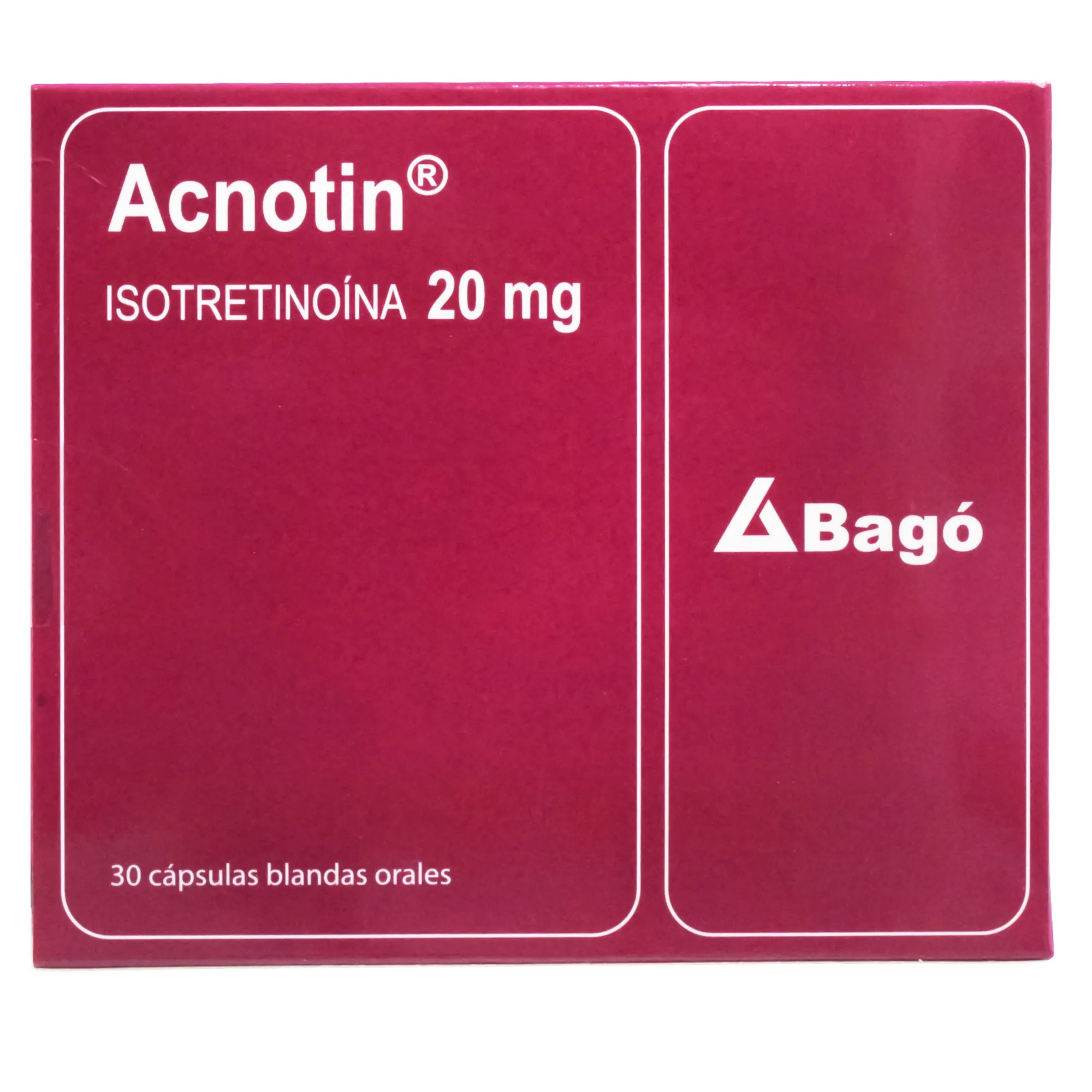 Acnotin 20Mg Isotretinoina X Capsula Blanda