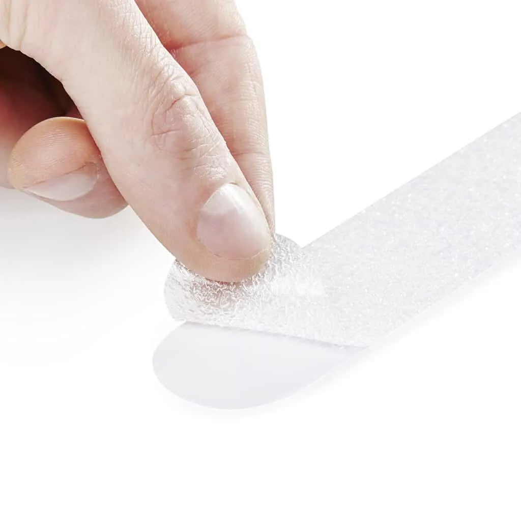 Anti Slip Bath & Shower Stickers – 8x Clear Strips