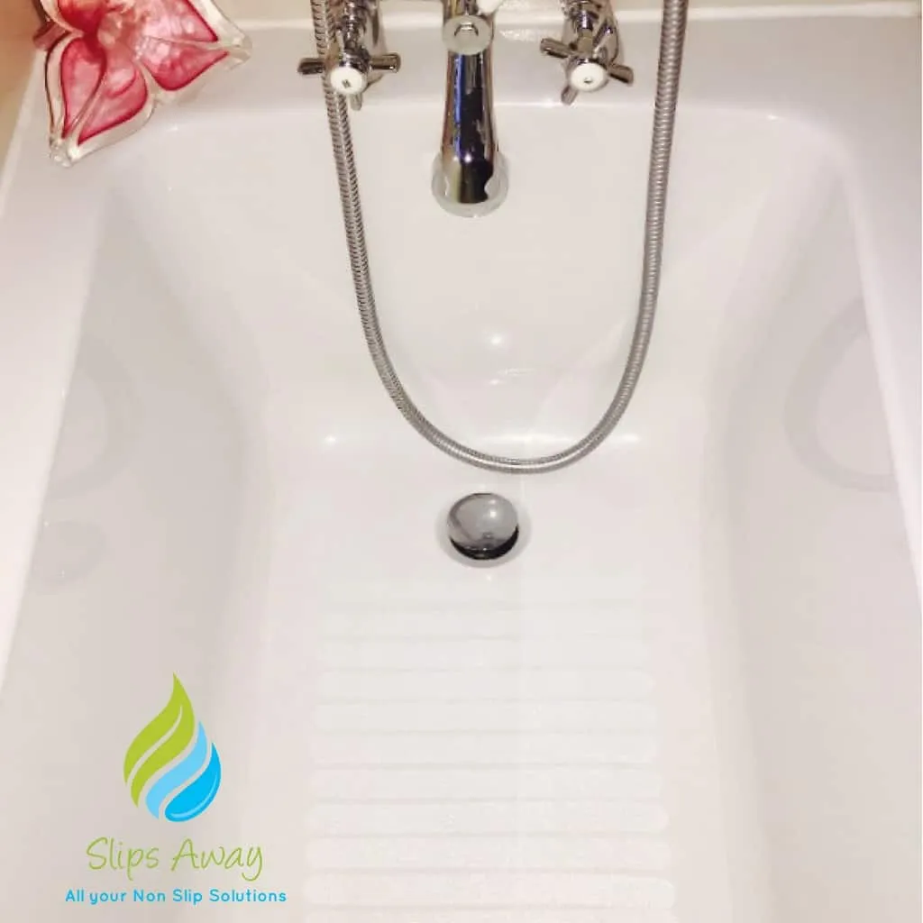 Anti Slip Bath & Shower Stickers – 8x Clear Strips