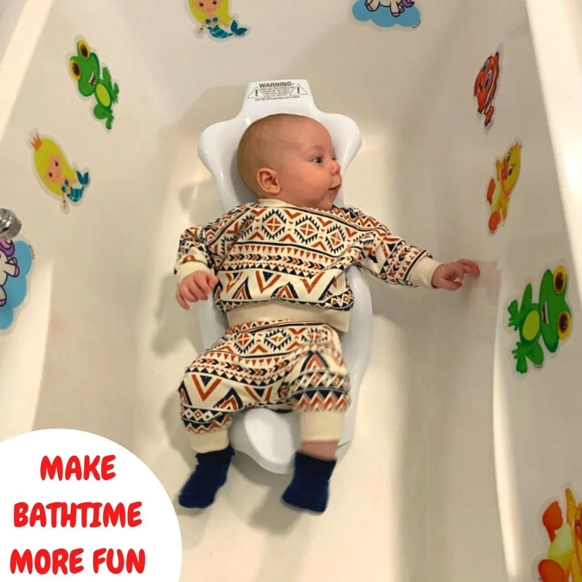 Anti Slip Kids Bath Stickers - Cute Unicorn ( 5x Pack )