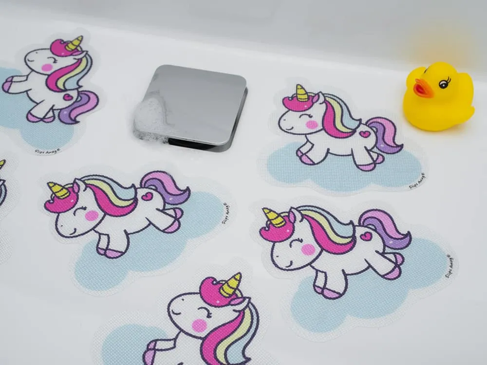 Anti Slip Kids Bath Stickers - Cute Unicorn ( 5x Pack )