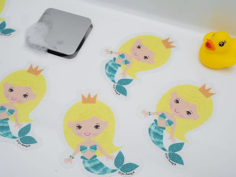 Anti Slip Kids Bath Stickers - Mermaid ( 5x Pack )