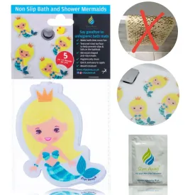 Anti Slip Kids Bath Stickers - Mermaid ( 5x Pack )