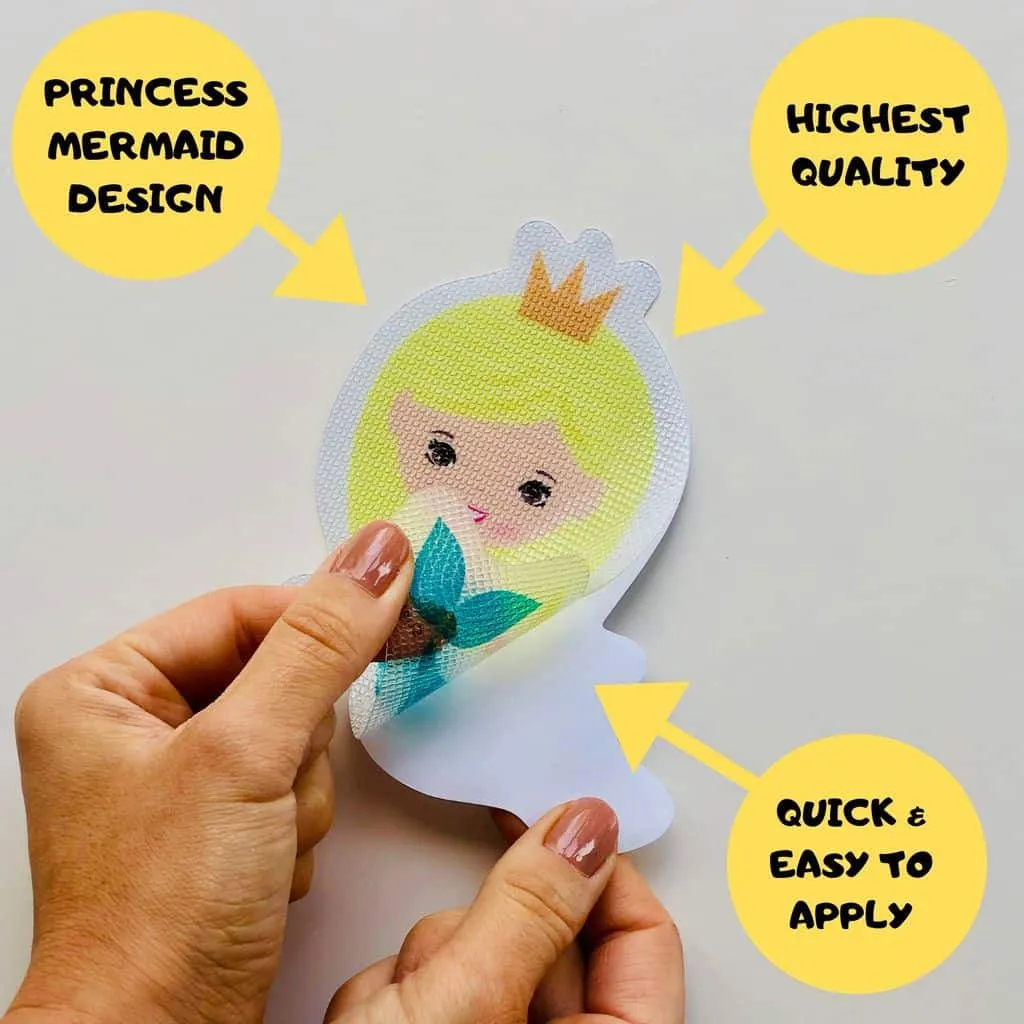 Anti Slip Kids Bath Stickers - Mermaid ( 5x Pack )