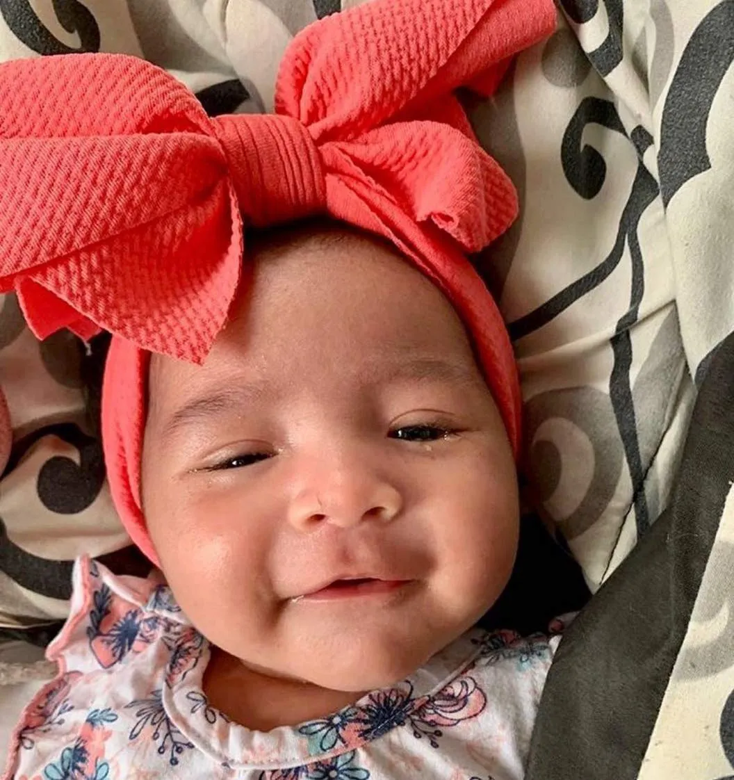 Baby Girl Bow Headbands Newborn Hairband Baby Turban Knotted Elastic Headwrap for Toddler Hair Accessories (AA04-8PCS)