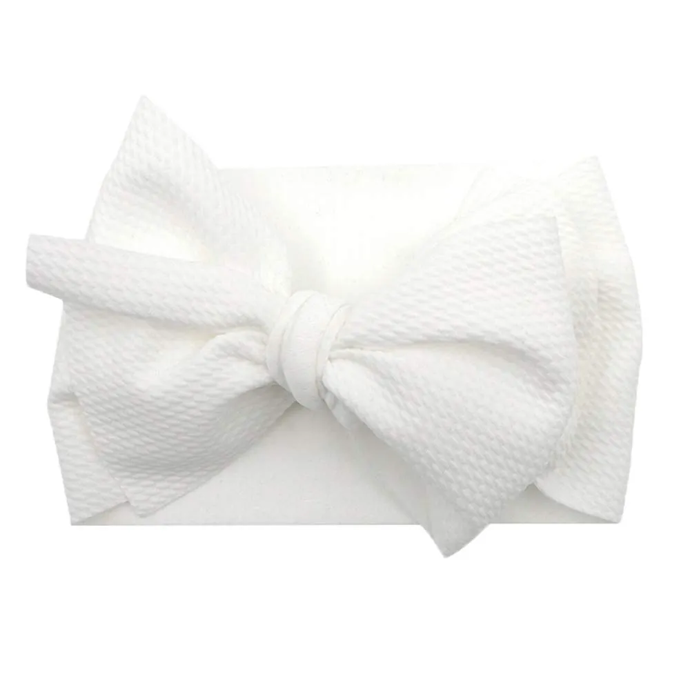 Baby Girl Bow Headbands Newborn Hairband Baby Turban Knotted Elastic Headwrap for Toddler Hair Accessories (AA04-8PCS)