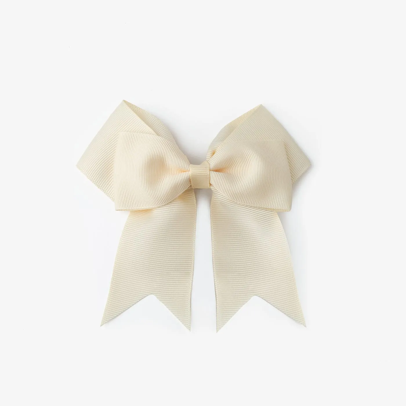 Beige Ecru Hair Bow