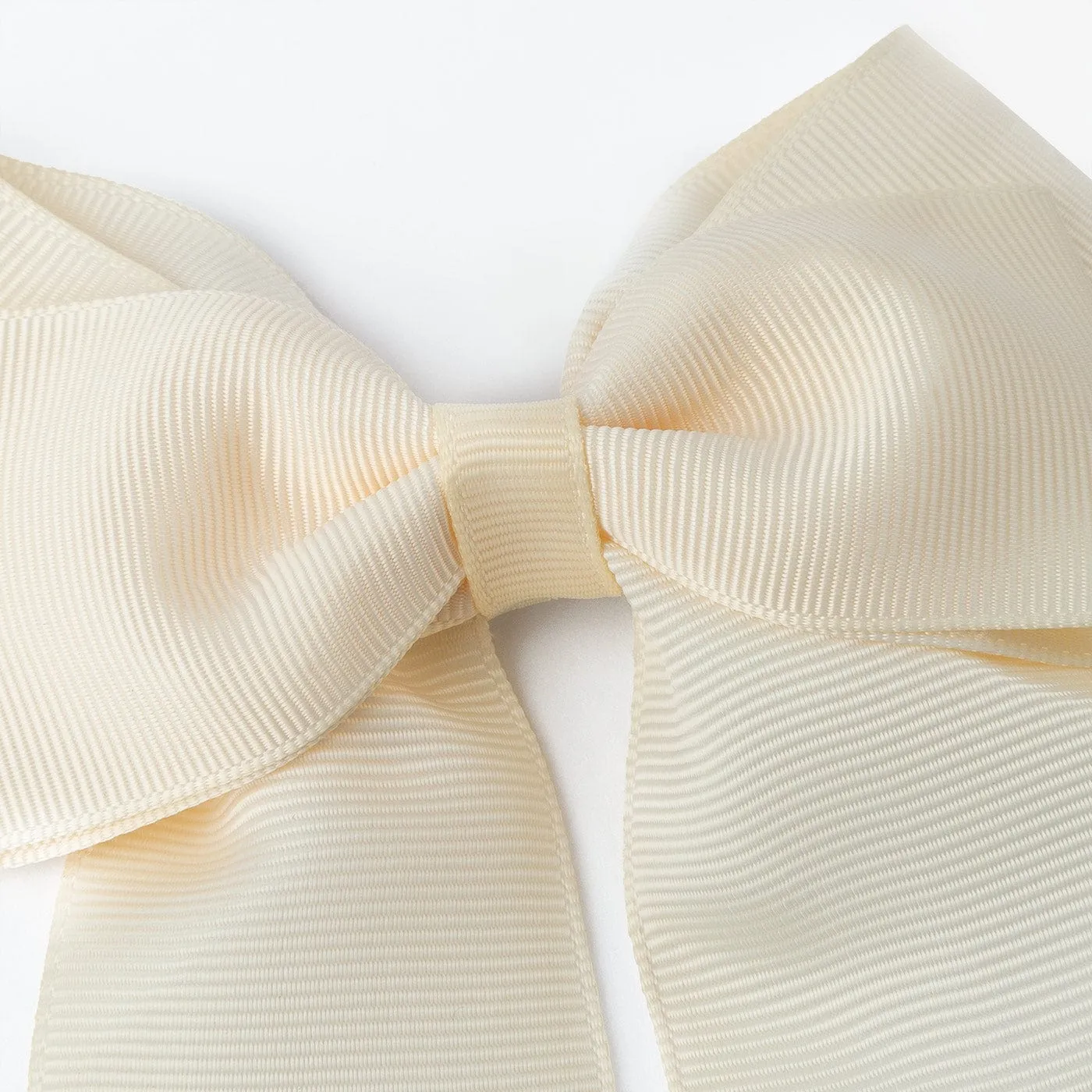 Beige Ecru Hair Bow