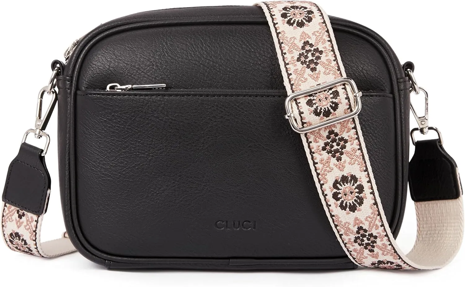 CLUCI Crossbody Bags for Women, Vegan Leather Shoulder HandbagsPurses for Women with Adjustable Wide Strap