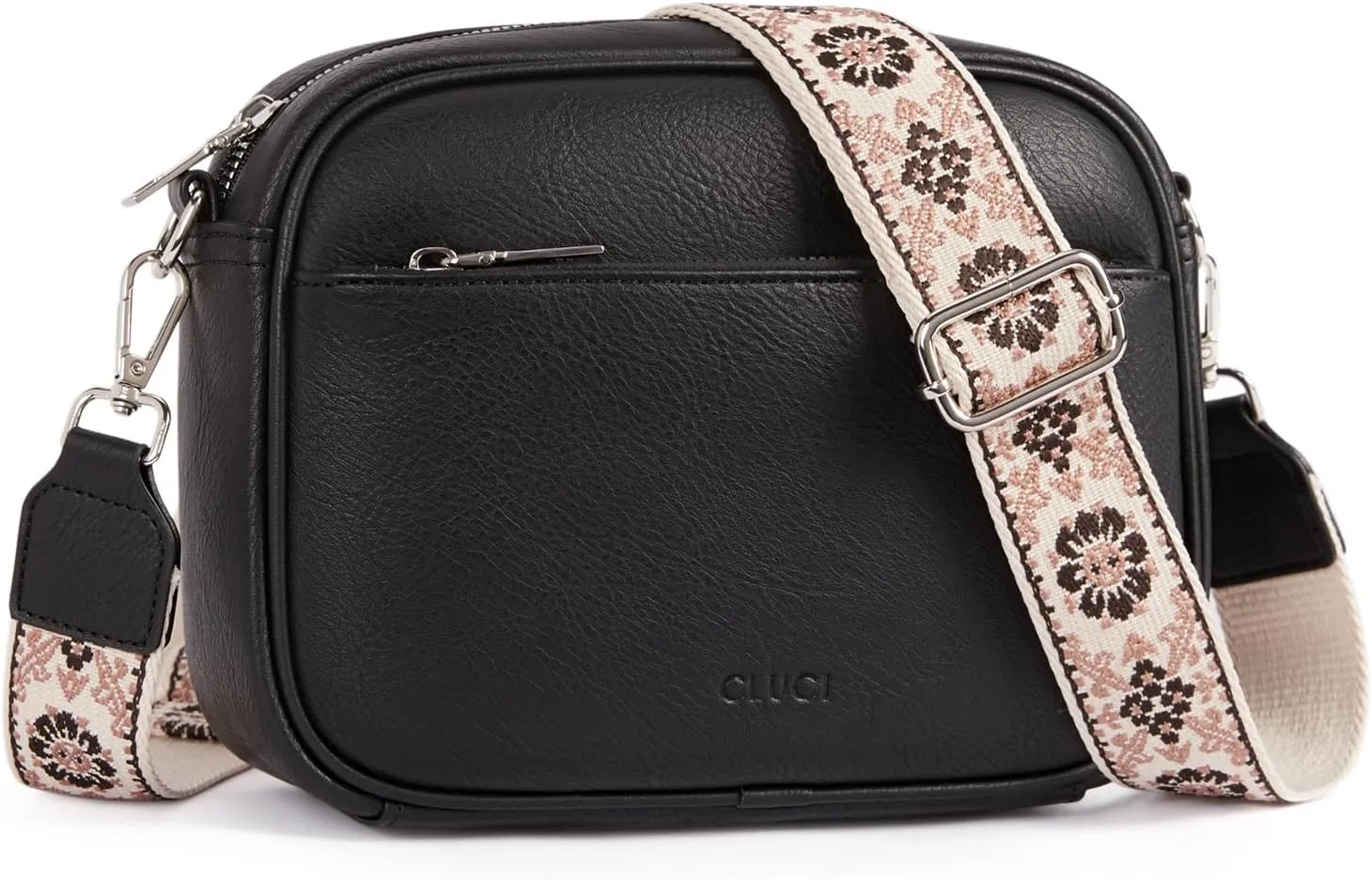 CLUCI Crossbody Bags for Women, Vegan Leather Shoulder HandbagsPurses for Women with Adjustable Wide Strap