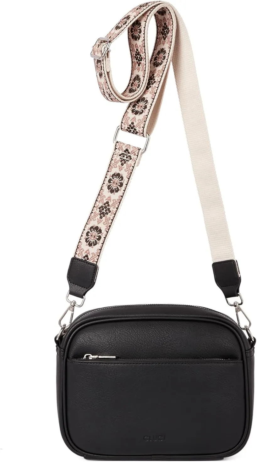CLUCI Crossbody Bags for Women, Vegan Leather Shoulder HandbagsPurses for Women with Adjustable Wide Strap