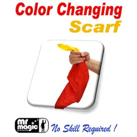 Color Changing Silk Scarf by Mr. Magic - Trick