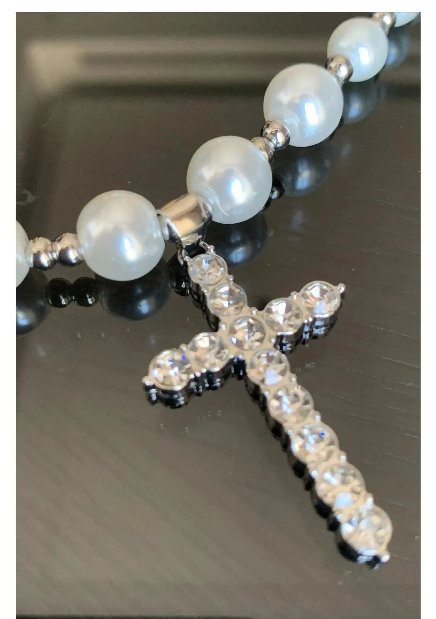 Cross Pendant Clavicle Chain