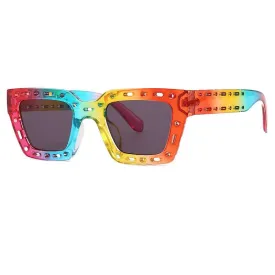 Elowen Retro Square Sunglasses
