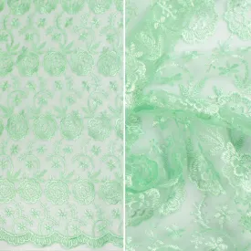 Embroidered Lace BF-2681 Spear Mint