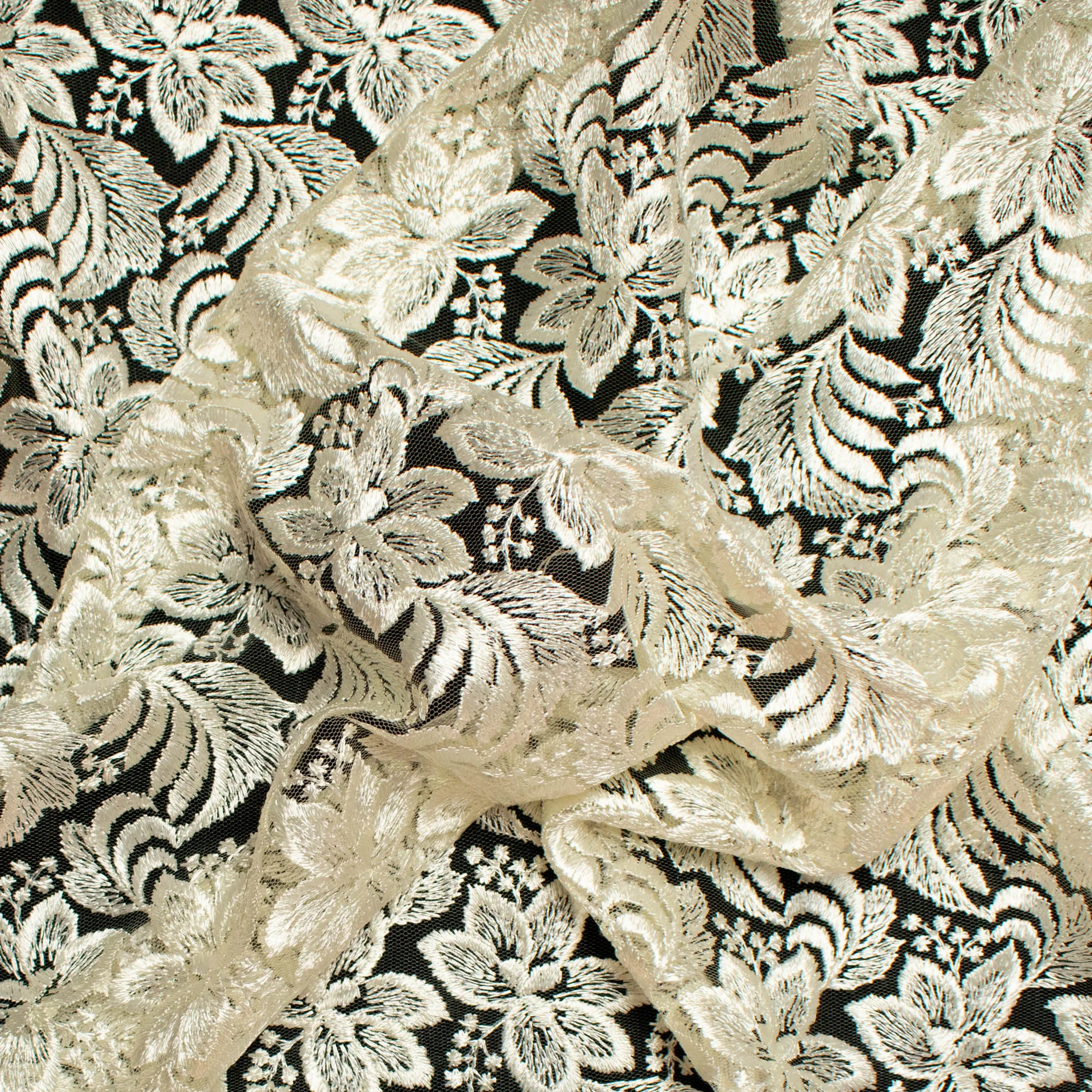 Embroidered Lace BF-61200 Ivory