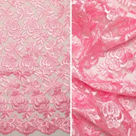 Embroidered Lace BF-63419 Rose