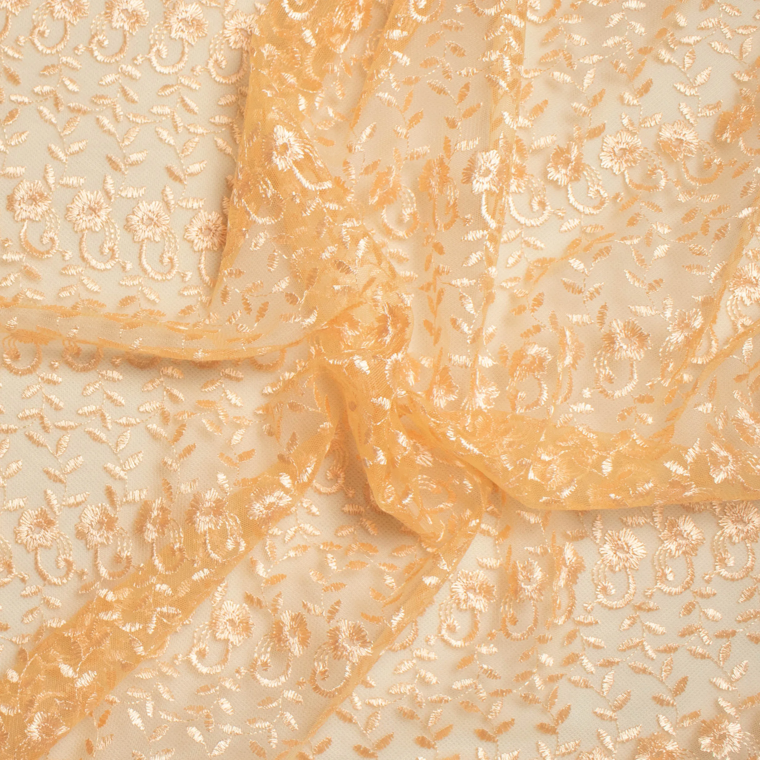 Embroidered Lace SF-01198 Peach