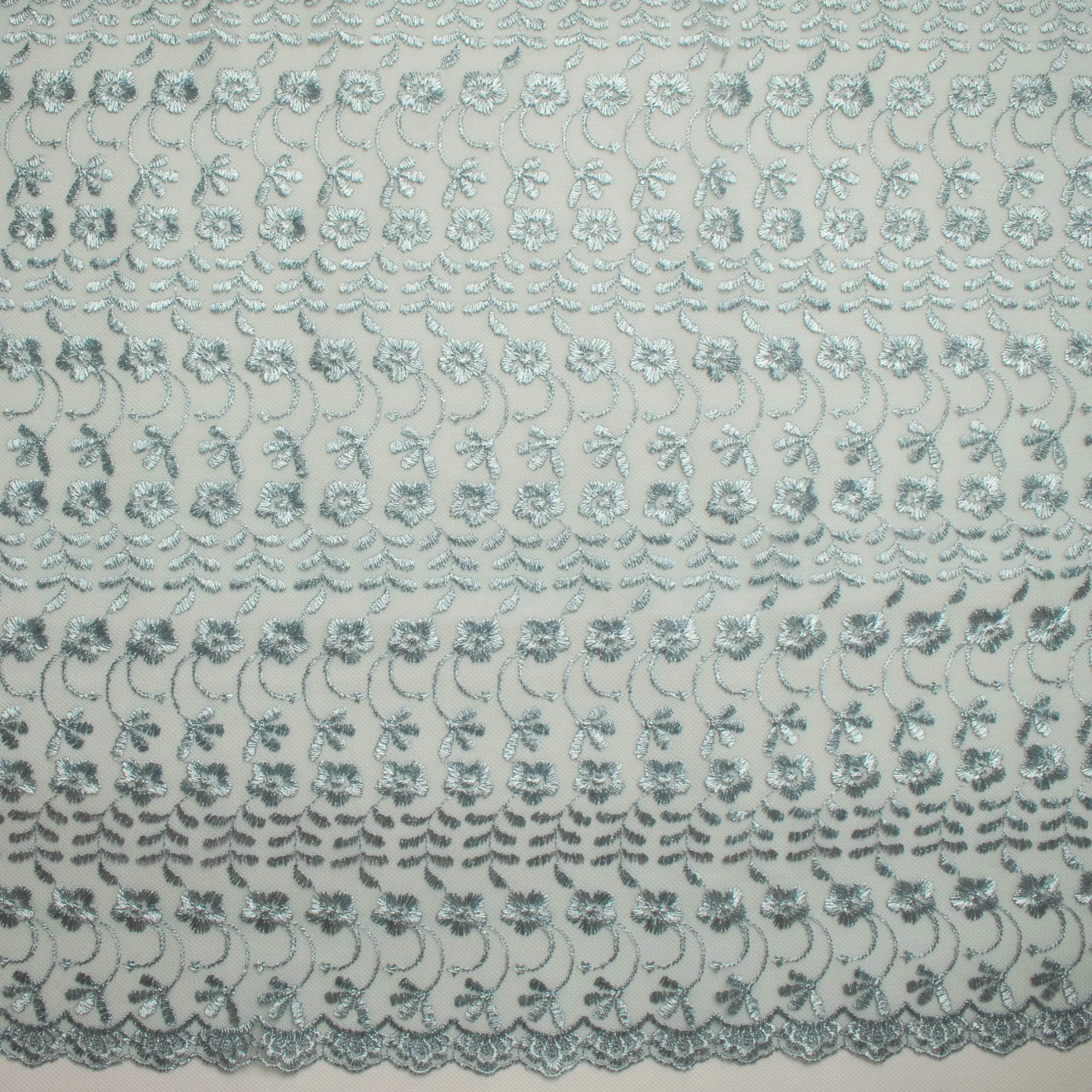 Embroidered Lace SF-01203 Grey