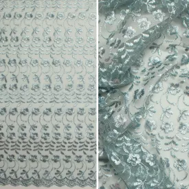 Embroidered Lace SF-01203 Grey