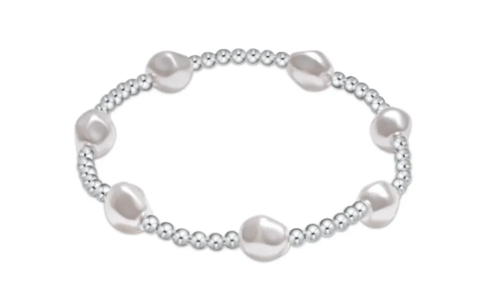Enewton - Admire Sterling 3mm Bead Bracelet - Pearl