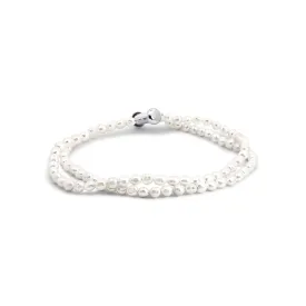 Freshwater Baroque Pearl Double Strand 19cm Bracelet