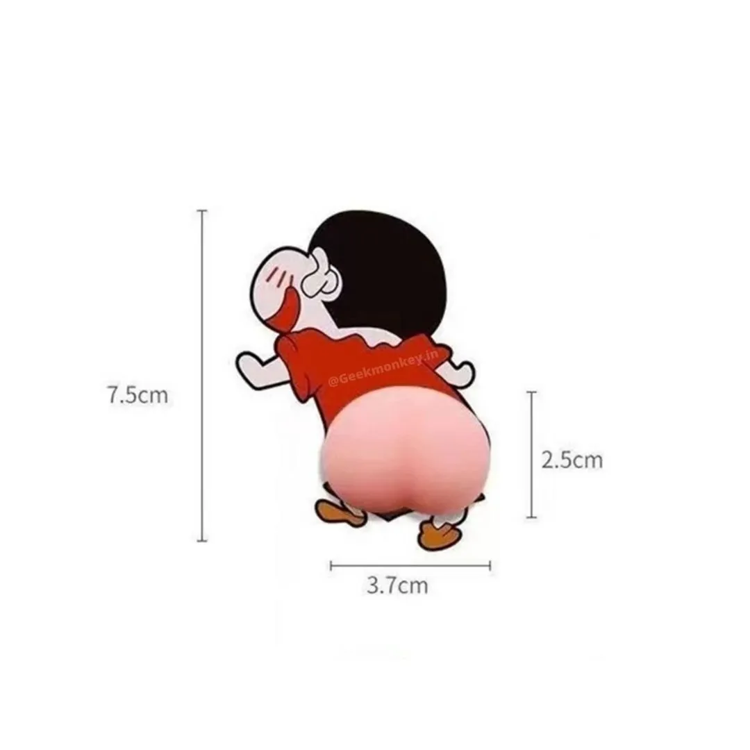 Funny Butt Sticker - Anti Collision (Set of 2)