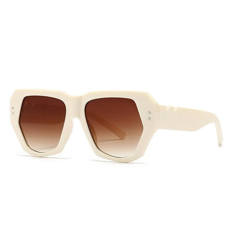 Gemma Retro Geometric Sunglasses