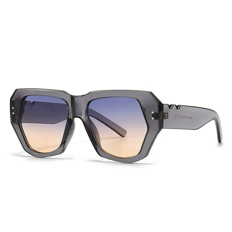 Gemma Retro Geometric Sunglasses