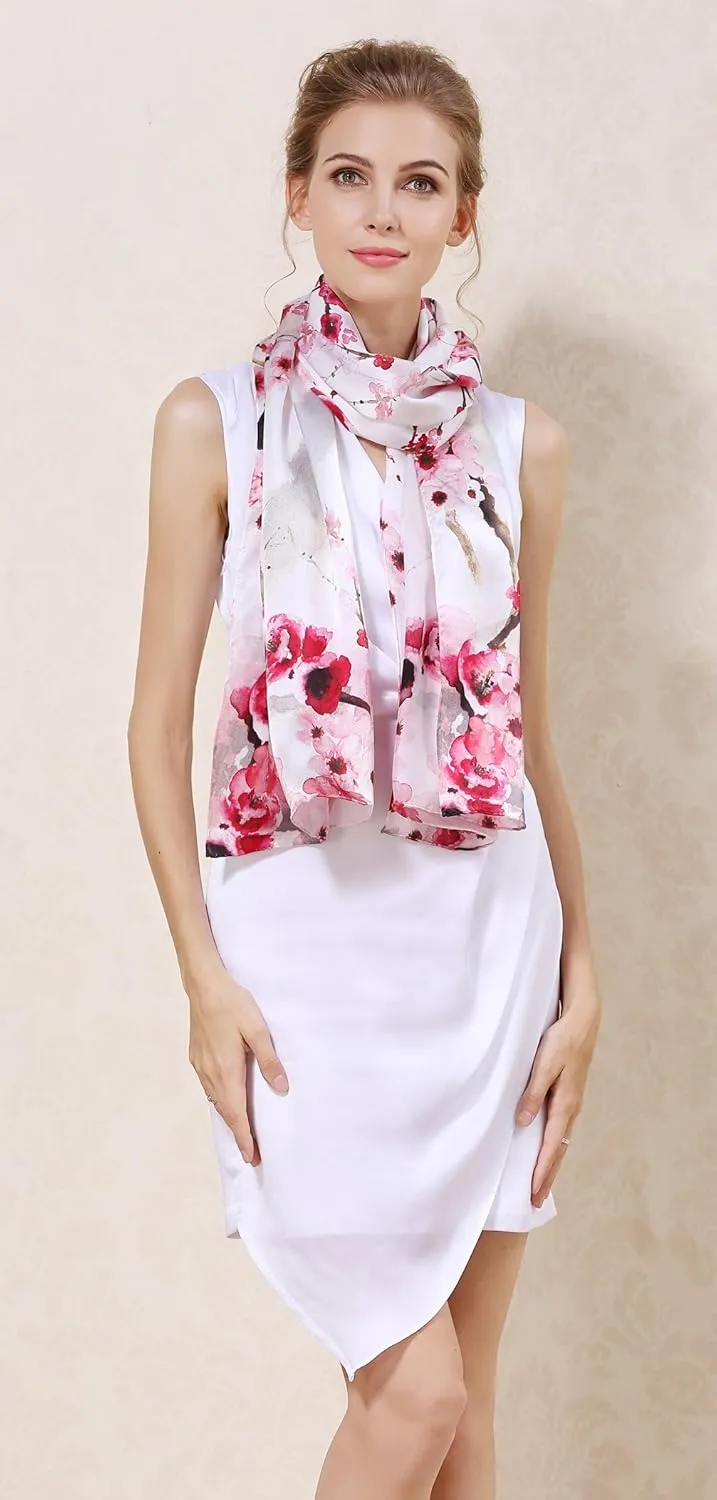 Grace Scarves 100% Silk Scarf, Artists Collection (van Gogh & Monet)