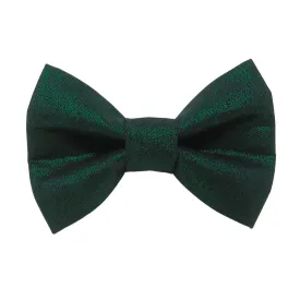 Green Shimmer Dog Bow Tie