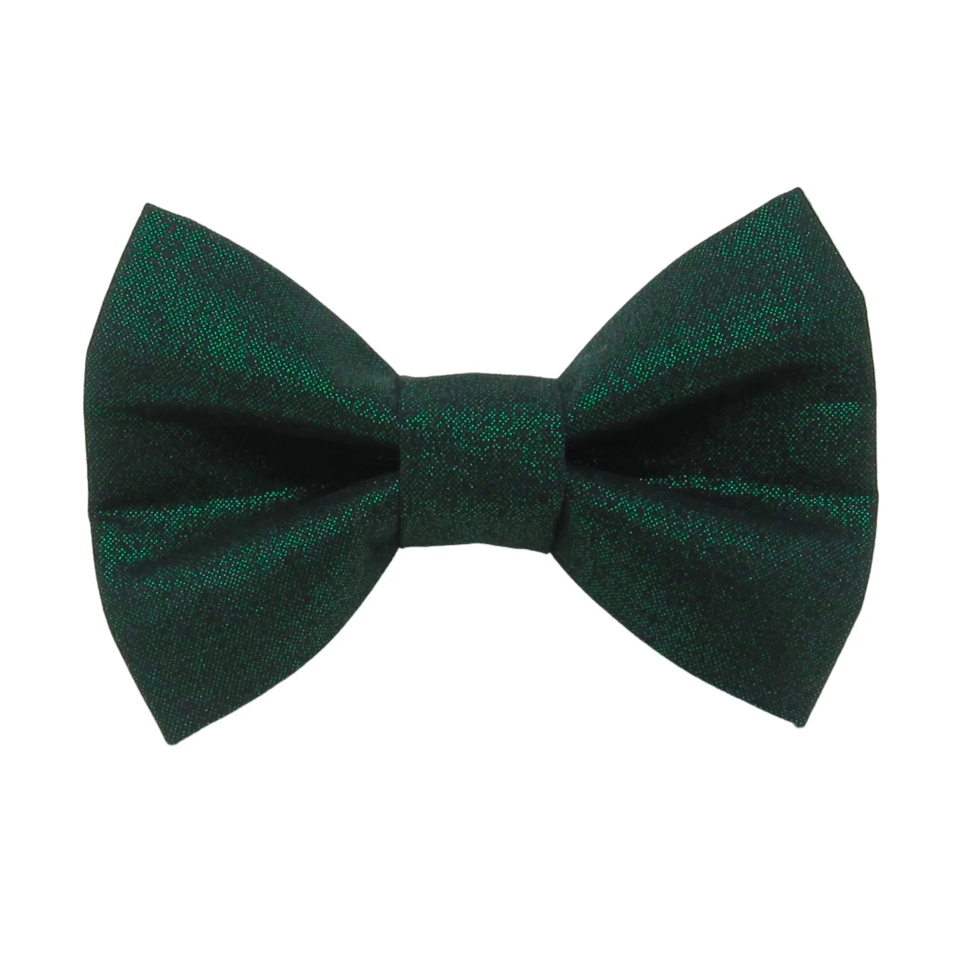 Green Shimmer Dog Bow Tie
