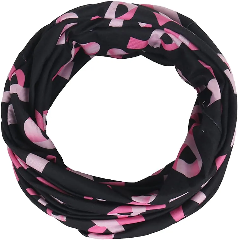 Jemis Sweet Heartwarming Breast Cancer Beanie Hat, Romantic Knitted Hat, Cancer Headwear Caps Baggy Skull Sleep Scarf