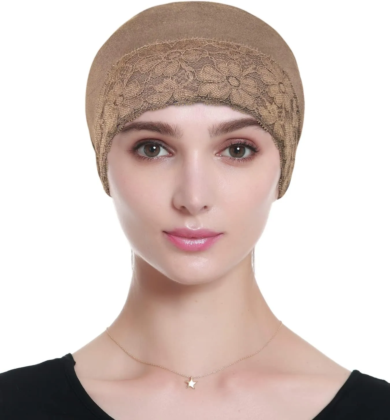 Lace Beanie Sleep Caps Head Coverings for Women Hair Loss