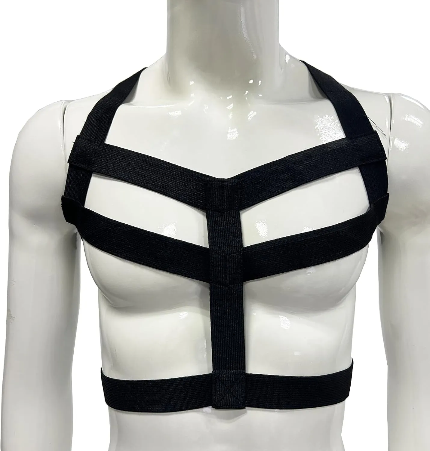 Man Harness Belt Strong Nylon Body Chest Elastic Shoulder Strap Club Wear Costume