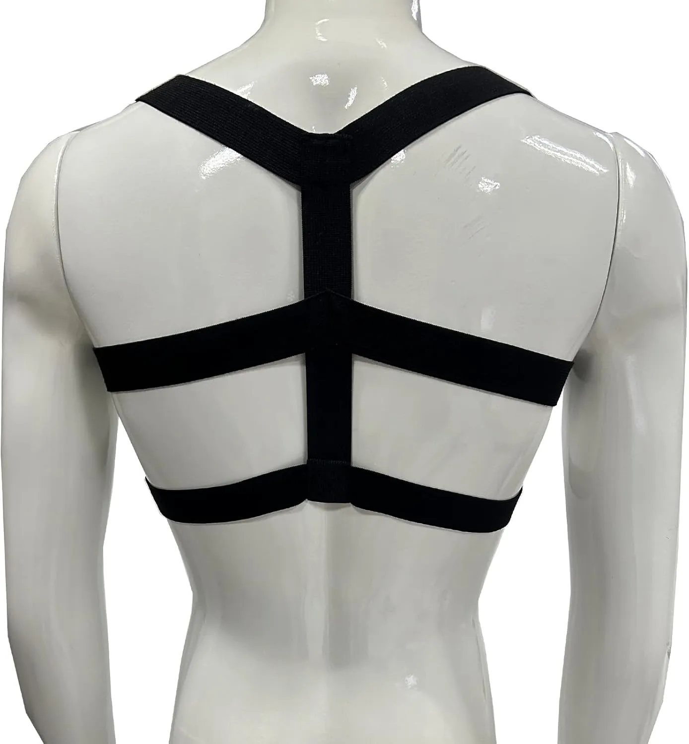 Man Harness Belt Strong Nylon Body Chest Elastic Shoulder Strap Club Wear Costume