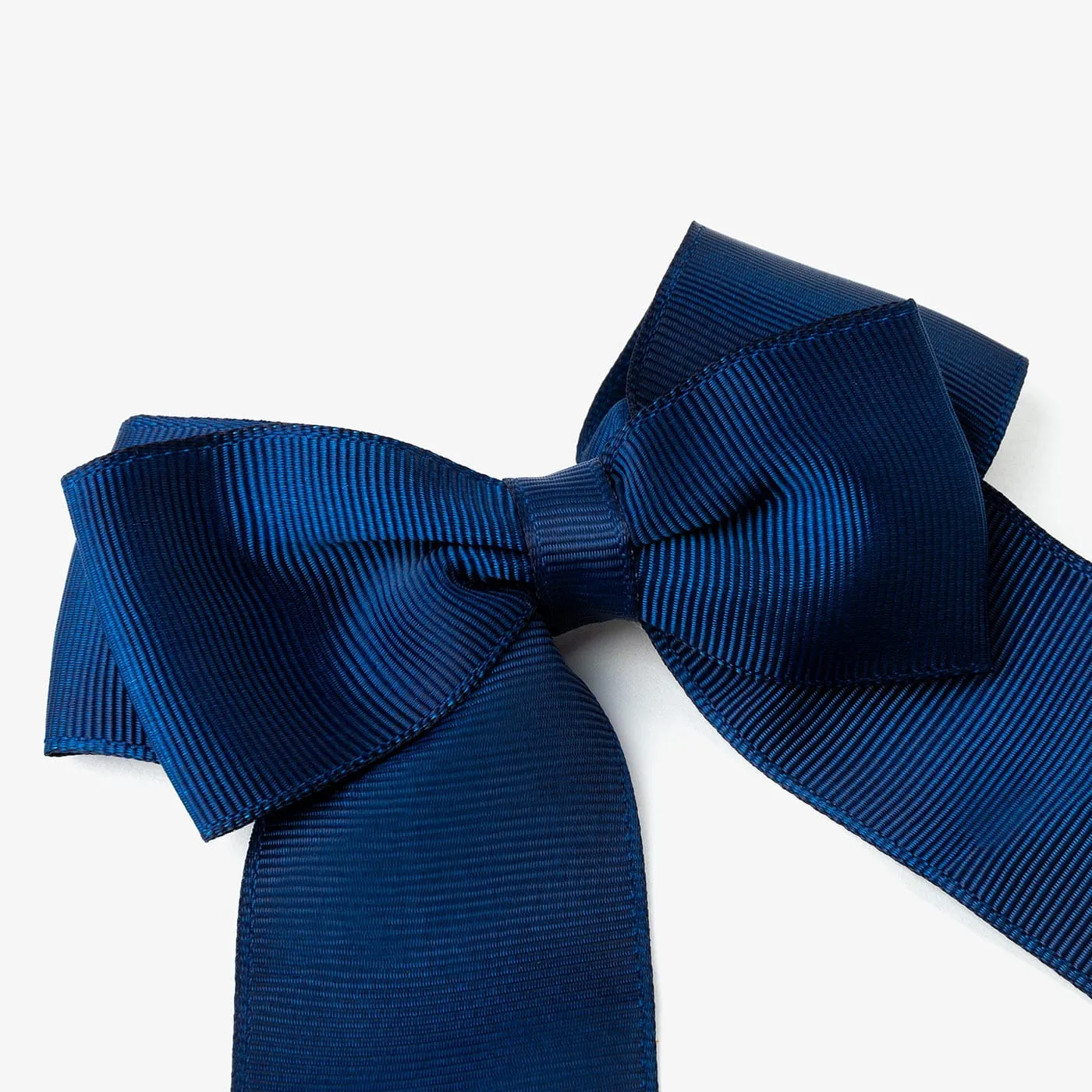 Navy Hair Bow