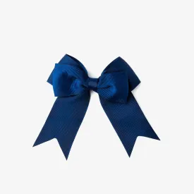 Navy Hair Bow