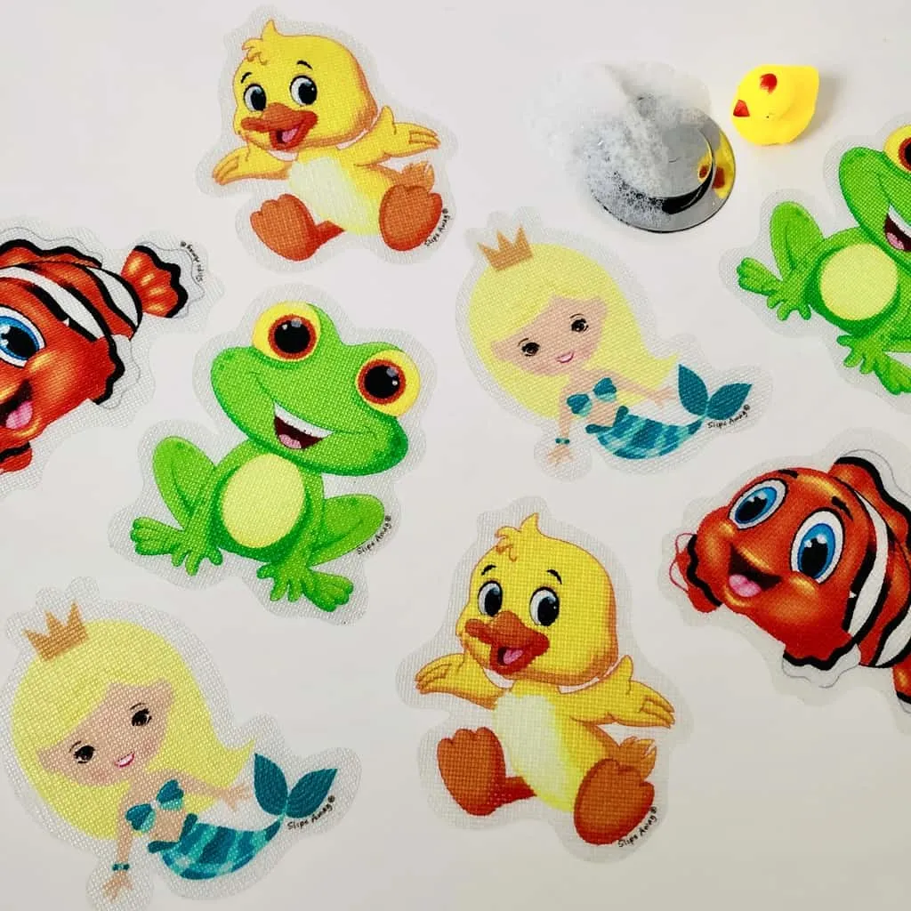Non Slip Bath Stickers for kids - Variety Value Pack