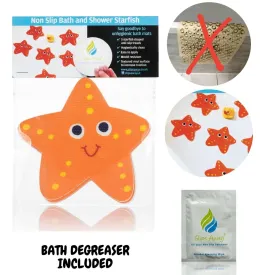 Non Slip Kids & Baby Bath Stickers - Smiley Starfish x5