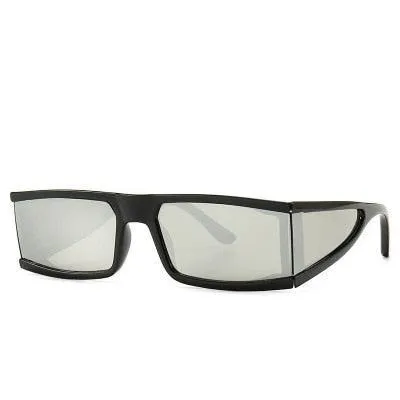 Nylah Retro Rectangle Sunglasses