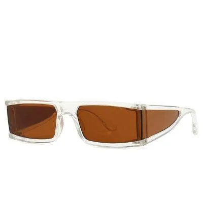 Nylah Retro Rectangle Sunglasses