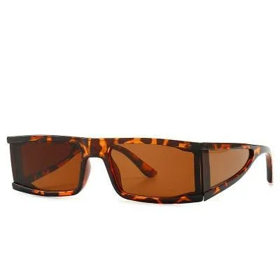 Nylah Retro Rectangle Sunglasses