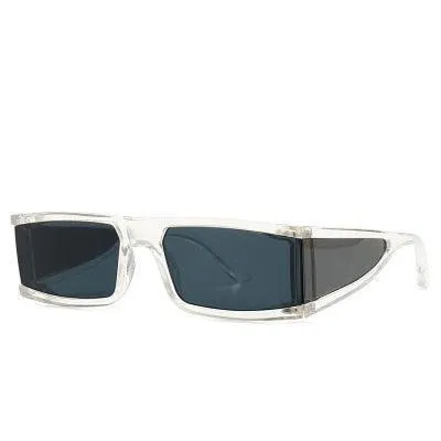 Nylah Retro Rectangle Sunglasses
