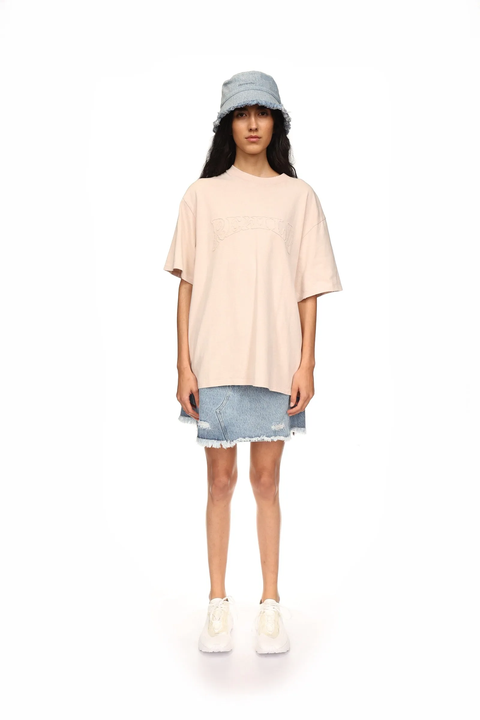 Pafe Denim Bucket Hat - Light Blue