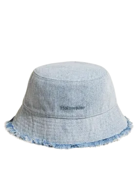 Pafe Denim Bucket Hat - Light Blue