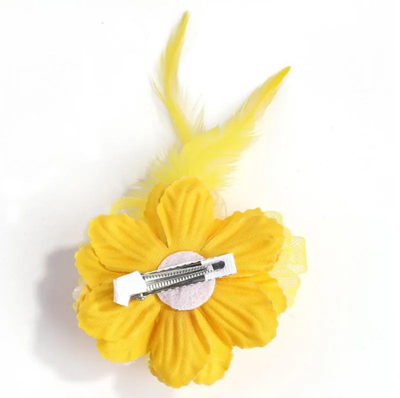 Pet hairpin headwear Princess flower bow Cat headwear pet accessories