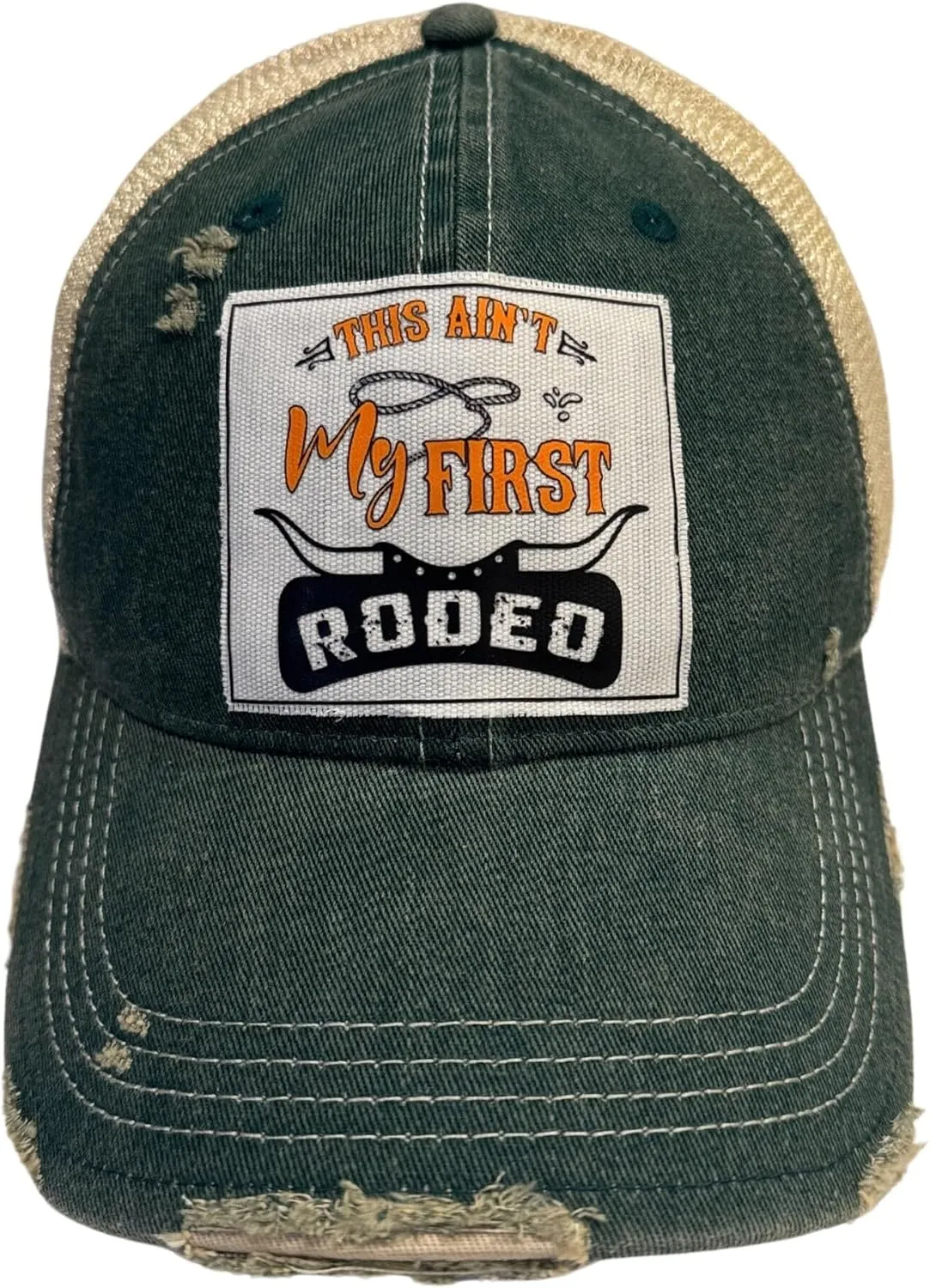 Popfizzy Funny Vintage Trucker Hats for Women and Men, Adult Humor Caps, Unisex Distressed Baseball Caps, Adjustable Snapback